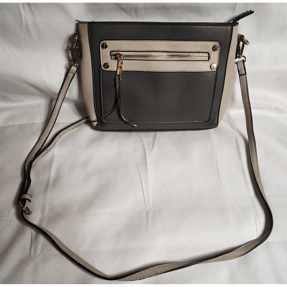 Cute KATHY IRELAND Two-Tone CROSSBODY Shoulder Bag GuC